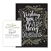 Christmas Pines Typography Cards / 24 Holiday Cards With White Envelopes / 5'' x 7'' Winter Greeting Cards / 3 Festive Designs With Inside Verses/Made In The USA