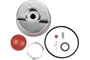 BALAX Carburetor Float Bowl + Needle Seat Kit + Primer Bulb for Tecumseh 631867 631021B 631021A 631021 36045A