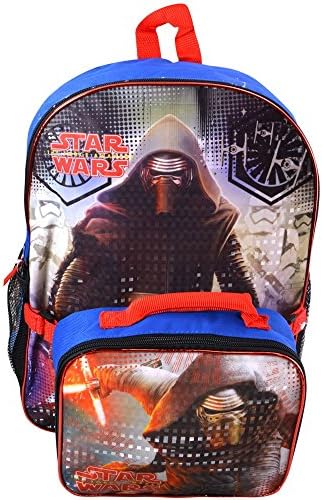 Star Wars Ep7 16 Backpack with Lunch Kit with Sublimation Printing