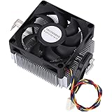 VBESTLIFE 12V CPU Cooling Fan, Extruded Aluminum Heatsink CPU Cooler Hydraulic Bearing 2200RPM High Speed 7015 Silent Fan for
