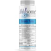 AhhSome 2-Inch Mini Bromine Tablets 1.5 Lbs for Spa and Hot Tub Sanitizer | Slow-Dissolving Brominating Tabs for Pools | Chlorine Odor-Free, Long-Lasting Spa Water Treatment