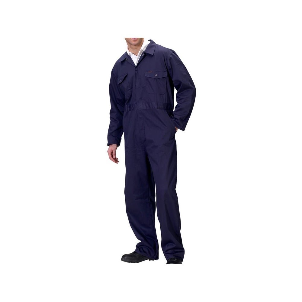 Beeswift PCBSN50CLICK BOILERSUIT NAVY BLUE 50