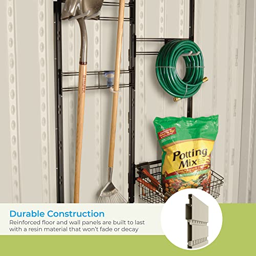 Suncast 8' x 10' HeavyDuty Resin Tremont Storage Shed, Sand Pricepulse
