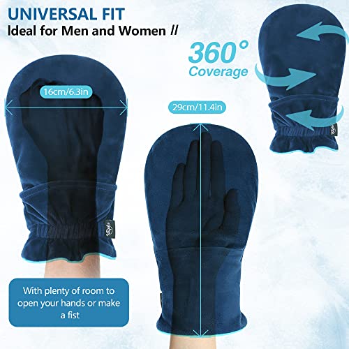 Hilph® Ice Pack Gloves for Hands Injuries, 4 Gel Pack with 2 Soft Wrap