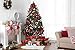 Red Tinsel Strands Metallic Icicle Streamers Pack of 2000 for Holiday Christmas Tree Mermaid Unicorn Birthday Wedding Anniversary Hanging Party Decorations
