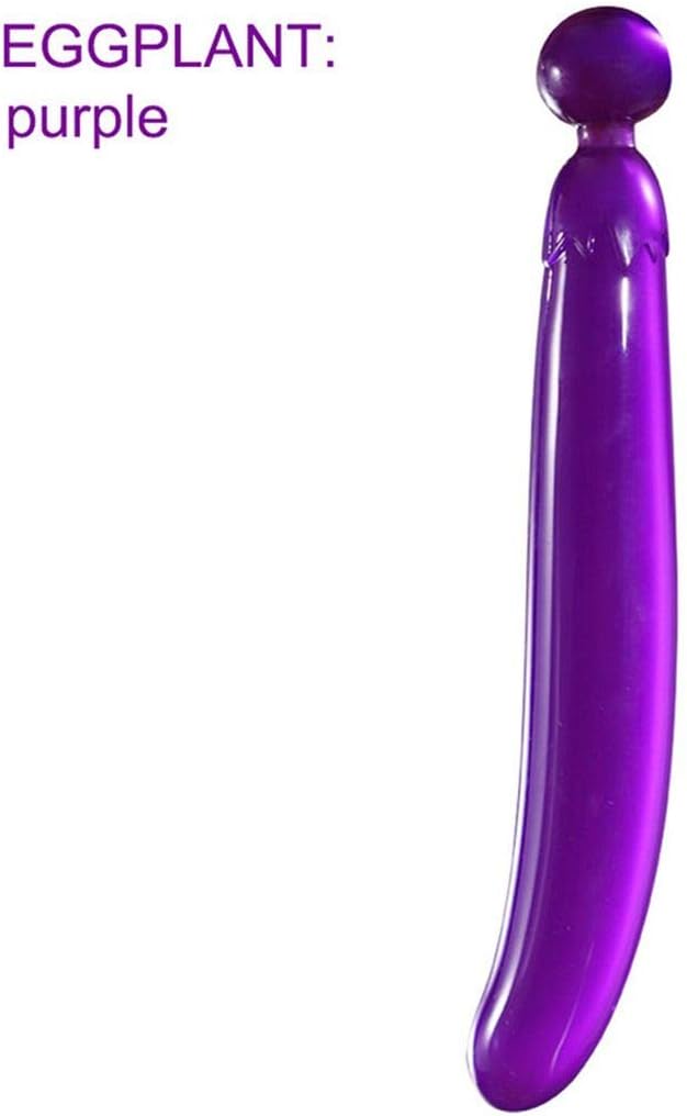 Or Women Smooth Silicone Female Fruit WandlClitoral Stimulator ee Funny Funny Manual,Eggplant Purple