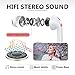 True Bluetooth Headphones, Noise Canceling Headphones with Charging Case Built-in Mic TWS Stereo Hi-Fi Sound Bluetooth Headset Touch Control in-Ear Earphones for Work/Running/Travel/Gym (White)thumb 1