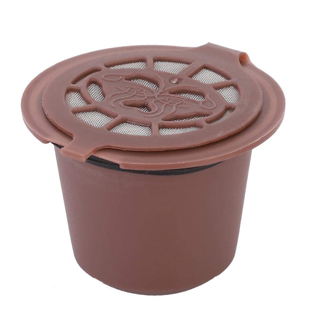 Fdit Household Reusable Coffee Capsules Filter Cup for (3PCS)(Coffee)