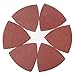 Exsart 60 Pcs Triangular Hook & Loop Abrasive Paper Sandpaper Sanding Sheets for Wood Universal Oscillating Fein Dremel Bosch Makita Rockwell