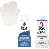 Rit Liquid Dye with ColorStay Fixative Bundle &ndash; All in One Kit with Gloves to Reduce Color Bleed