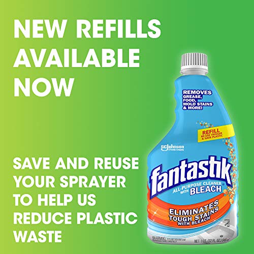Fantastik All Purpose Cleaner with Bleach Bundle includes a 32 fl oz