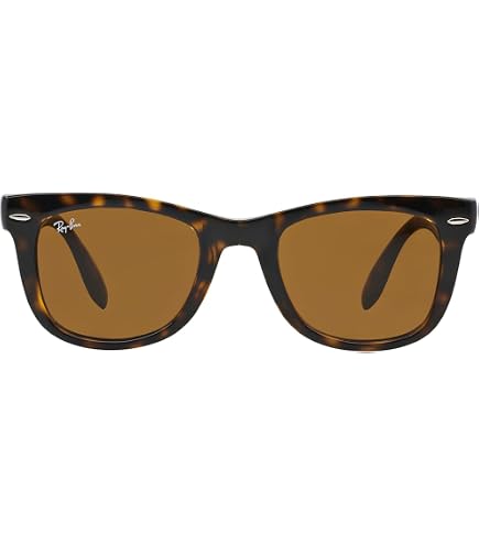 Amazon.com: Ray-Ban Men's Folding Wayfarer Sunglasses, Brown (710