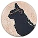 Buttonsmith Steinlen Black Cats Magnet Set - Set of 4 1.25