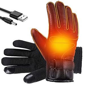 USB Heated Gloves Winter Warm Gloves, Thermal Heated Gloves for Cycling, Hand Warmer for Men and Women