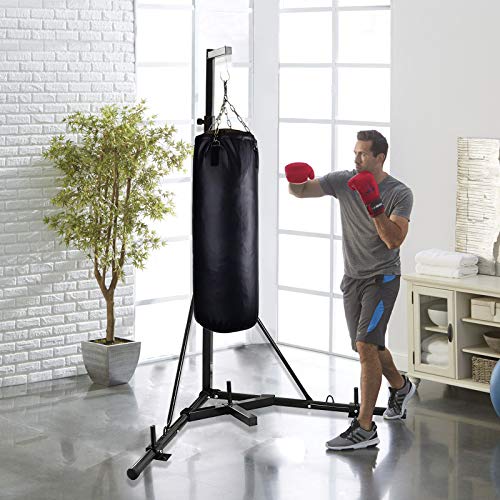 BotaBay Folding Heavy Bag Stand Height Adjustable Sandbag Folding Heavy