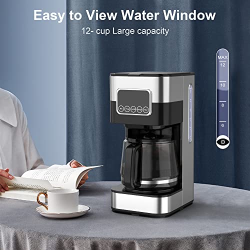 FZSNOK 10Cup Programmable Coffee Maker Automatic Drip Coffee Maker
