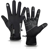 KEGECOL Winter Gloves for Men Women, Waterproof Warm Ski Gloves for Cold Weather, Touch Screen, Running Driving Cycling