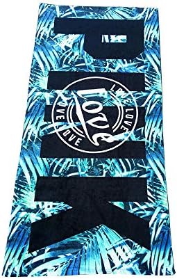 Prula Cotton Beach Towel for Travel - Quick Dry, Sand Free, 58"x28", Absorbent, Lightweight Towel for The Swimming, Sports,Beach,Shower