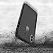 iPhone X Case, Patchworks [Level Silhouette Series] One Piece Triple Material TPU PC with Added Corner Cushion Drop Protection Bumper Frame Case for iPhone X / 10 - Black