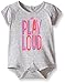 Adidas Baby Girls' Bodysuits, Grey Heather, 12 Months
