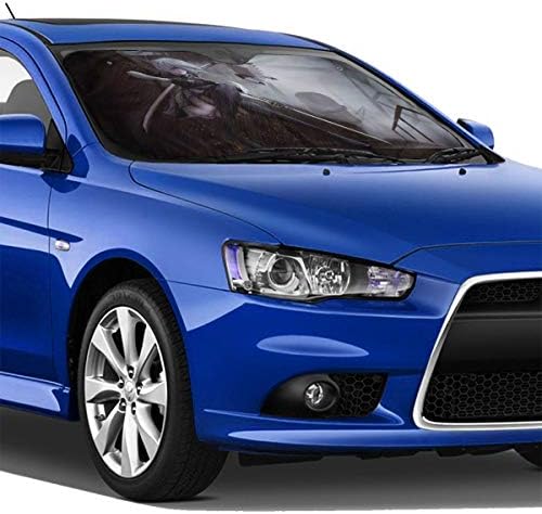 車用 サンシェード ニーア オートマタ フロントガラス用 車カバー 自動車カバー 凍結防止シート 防水 雪対策 99 紫外線 日除け 汎用 強力吸盤 簡単取り付け 四季用 B08qs925 1 190円