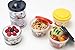 Skater Peanuts Snoopy Snack Containers, Set of 3