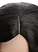 yuehong Short Curly Black Princess Wig Cosplay Synthetic Anime Cosplay Party Hair Wigs With Red Bow