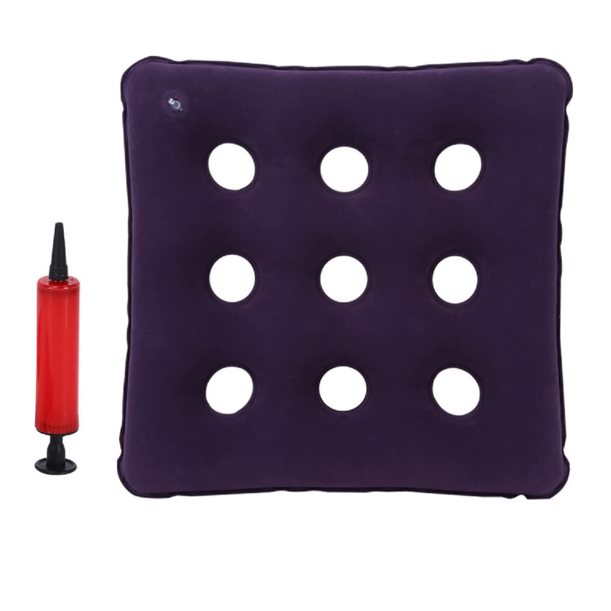 Faxianther Anti-Decubitus Inflatable Cushion Pad with Air Pump Donut Ring Seat Comfortable Pillow for Hemorrhoids,Pain Relief,Elderly Bedridden Disabled,Surgery,Wheelchair,Pregnant,Postnatal