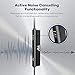 TaoTronics Active Noise Cancelling Headphones (15 Hours Playtime, 3.5mm Jack, Premium Aluminum Matte Black) (Renewed)