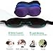 Sleep Mask, Wellvo 3 Pack 3D Contoured Sleeping Mask Set Natural Eye Cover Blindfold for Women Men Comfort Deep Eye Masks with Adjustable Strap Best Lightweight Night Eyeshade Blinder Travel Airplane