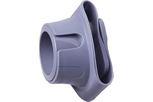 Pongnas Couch Cup Holder Silicone Sofa Drink Holder -Spill Armrest Tray with UShaped Design, Heat for Mugs and Bottles (Grey)