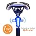 Ultra Bright Bike Tail Light - Colorday USB Rechargeable Waterproof Bicycle Rear Light – Easy to Install High Intensity Blue Rear LED Accessories Fits on Any Bikes, Helmets (Blue)…