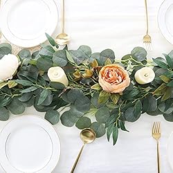 Joyhalo 5 Pack Artificial Eucalyptus Garland with