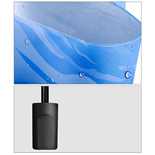 YUENA CARE Windproof Umbrellas Travel Tri-fold Sunscreen Ocean Whale Umbrella - Thumbnail 6