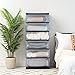 IRIS 110309 110309 6-Drawer Wide Chest, Black