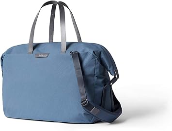 widemouth leather weekend bag