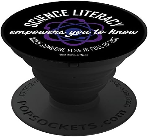 Neil deGrasse Tyson Science Literacy Atom PopSockets Stand for Smartphones and Tablets