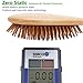 CHOSIN Wooden Paddle Hair Brush + Mini Travel Brush Natural Wood Bristles Detangling Hairbrush for Women Mens and Kids Removing Knots Smoothing Hair and Improve Hair Texture