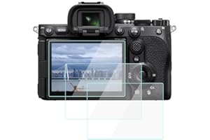 YRTIYO A7V Screen Protector for Sony A7 V A7M5 / A7R V A7R5 Camera, Anti-Scrach Anti-Bubble Anti-Dust 9H Tempered Glass 3-Pac
