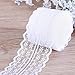FirstKitchen White Lace Roll,Lace Ribbon,Vintage Style Scalloped Edge Lace Ribbon DIY for Craft Lace(1.7Inches Width 25 Yards)