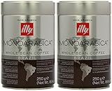 Illy Monoarabica Whole Bean, Single Origin Brazil Coffee Beans 8.8 Ounce (Pack of 2)