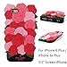 Pink 3D Rose Case for iPhone 6+ / 6s+ 6Plus Large Size 5.5