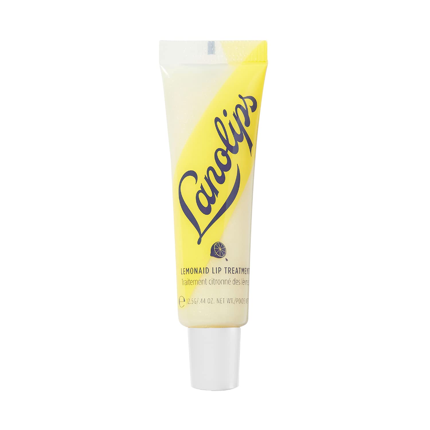 Lanolips Lemonaid Lip Treatment - Hydrating Lip Exfoliant with Lanolin, Lemon Oil Vitamin E + Shimmer - Tinted Moisturizer for Dry, Cracked, Peeling Lips (12.5g / 0.42oz)