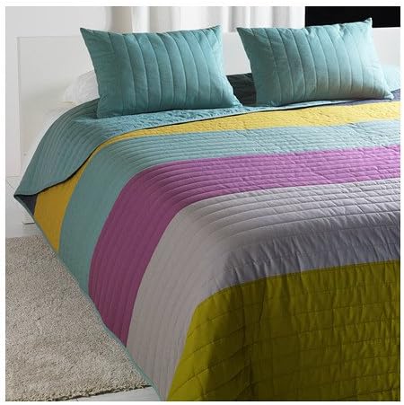 Amazon Co Jp Ikea イケア Malin 260x280 40x60 Cm ベッドカバー クッションカバー マルチカラー ホーム キッチン