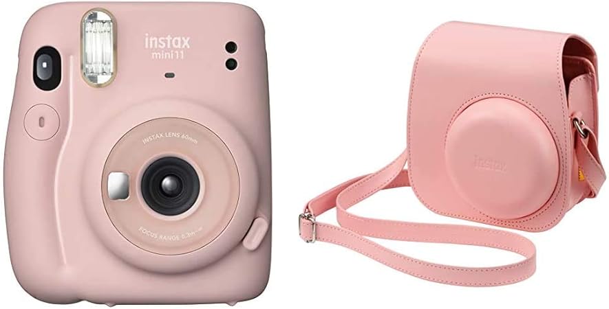 Amazon 富士フイルム チェキ Instax Mini 11 Blush Pink ブラッシュピンク チェキ Instax Mini 11 カメラケース ピンク インスタントカメラ 通販