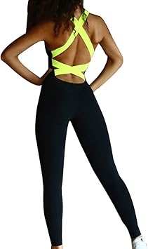 Las Mujeres Elásticos Sports Sin Mangas Pantalones De Deporte De ...