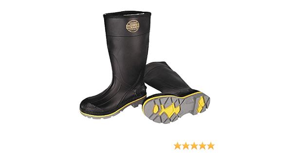 Amazon.com: Honeywell 75109-9 Servus XTP Botas de seguridad de PVC de 15.0  in con suela doble compuesta y puntera de acero, talla 9, color negro :  Ropa, Zapatos y Joyería