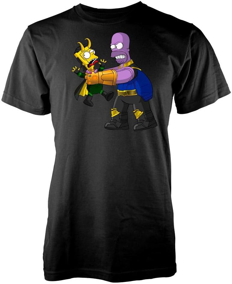 Ramgfx Bart Homer Thanos Loki Mashup Adult Kids T Shirt