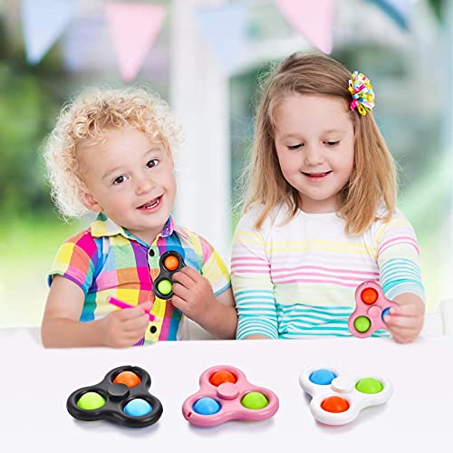 Fidget Spinner Toys for Kids 8 Pack, ADHD Anxiety Stress Relief Sensory