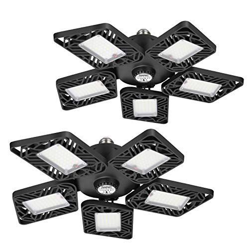 Upgraded 160W LED Garage Light, 16000LM Super Bright Motion Sensor